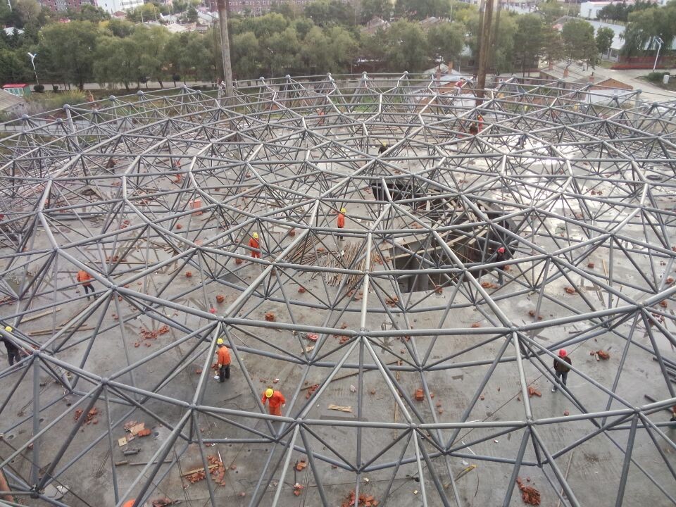 西青全民健身中心网架